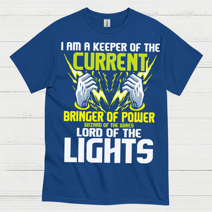 Keeper Of The Current Electrician T Shirt