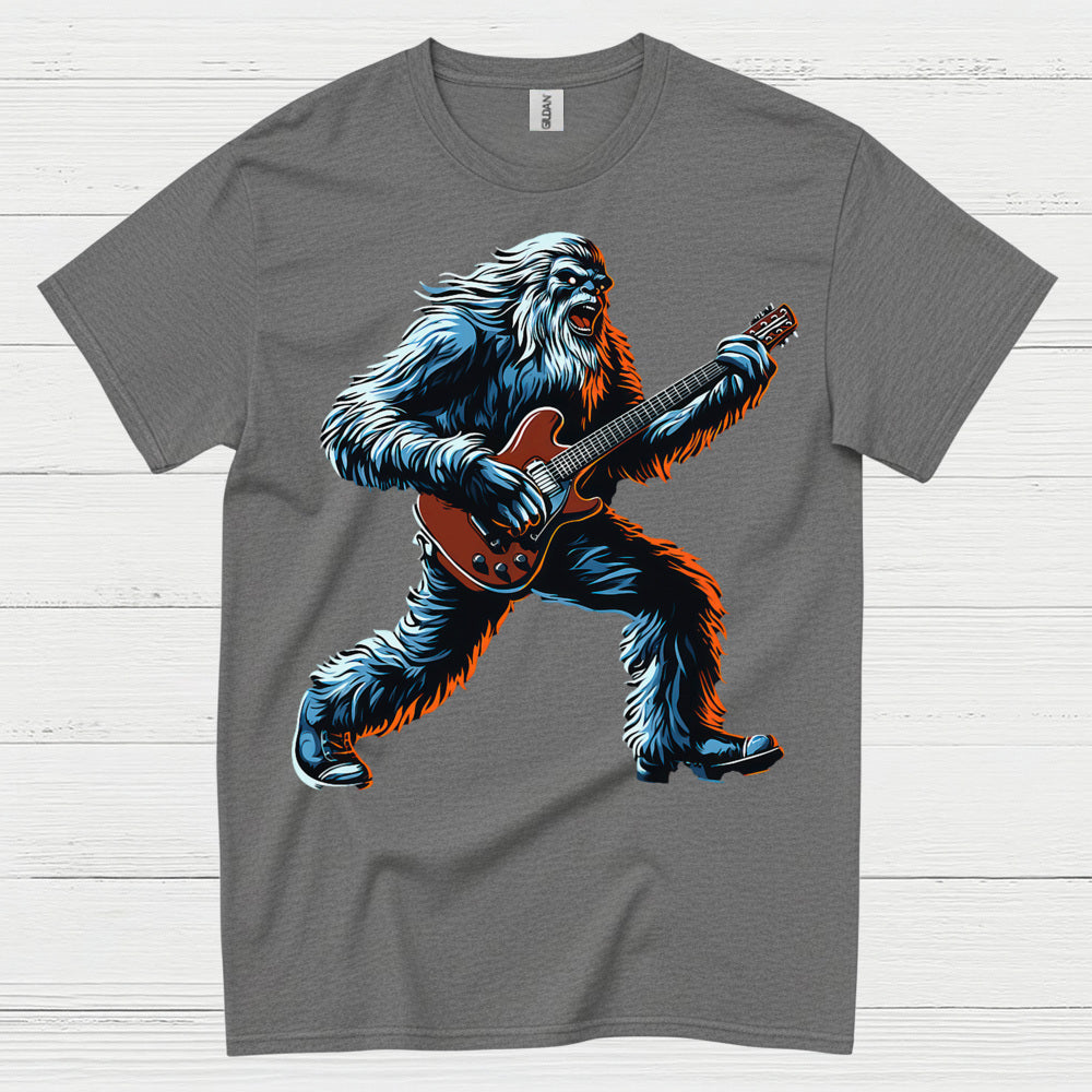 Rock Guitar Bigfoot T Shirt