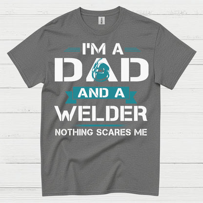 Dad And Welder Pride T Shirt