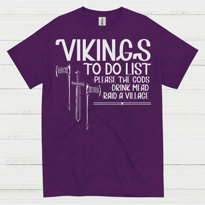 Vikings To Do List T Shirt