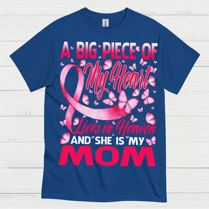 Breast Cancer Mom Memorial Butterfly T Shirt
