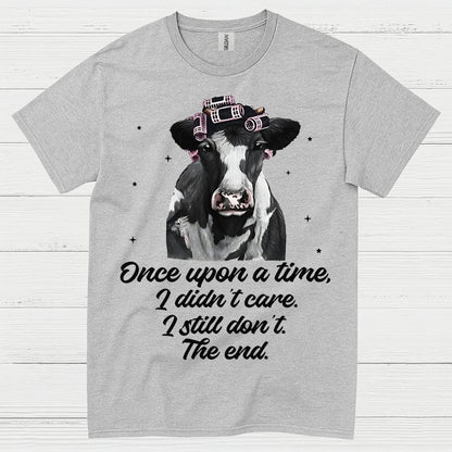 Once Upon A Time Funny Cow T Shirt