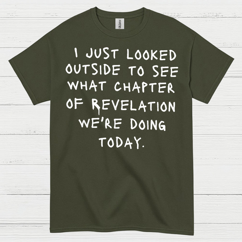 I Just Looked Outside Revelation Humor T Shirt