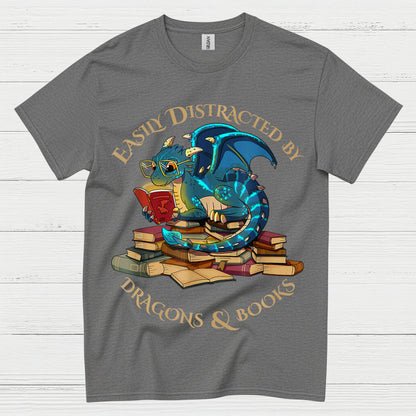 Dragons And Books T Shirt