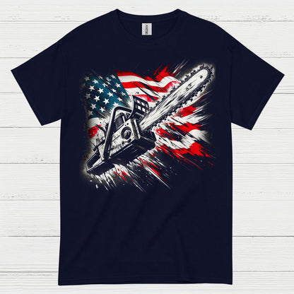 American Chainsaw Patriot T Shirt