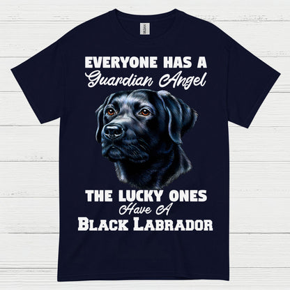 Black Labrador Guardian Angel Quote T Shirt