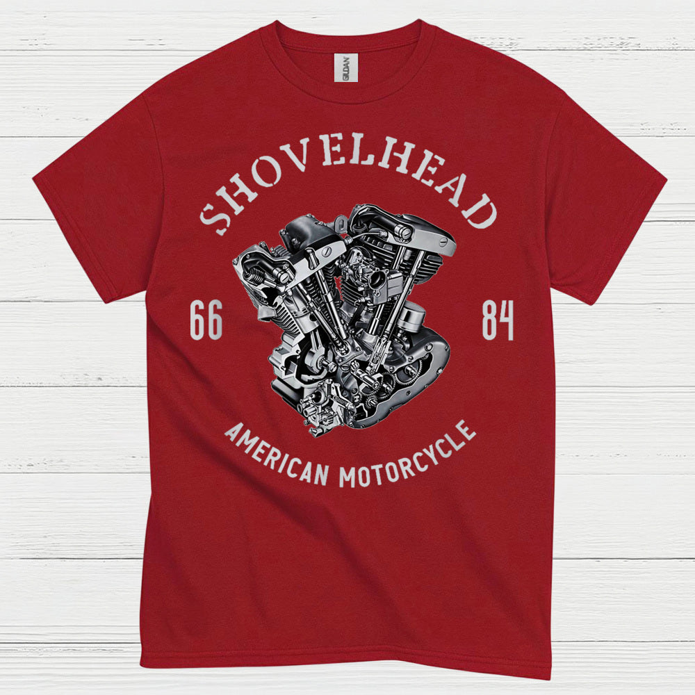 Shovelhead American Motorcycle Engine T Shirt