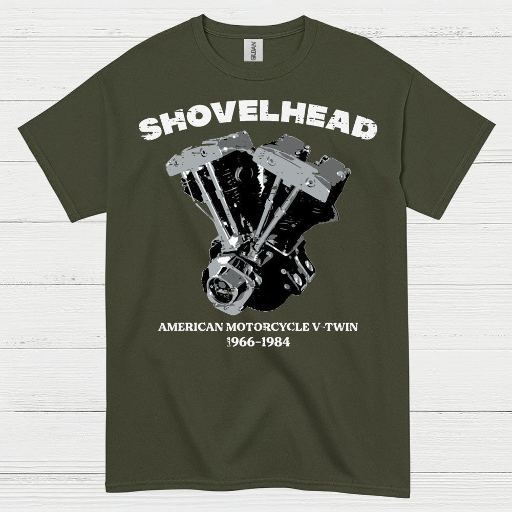 Shovelhead American Motorcycle V Twin T Shirt