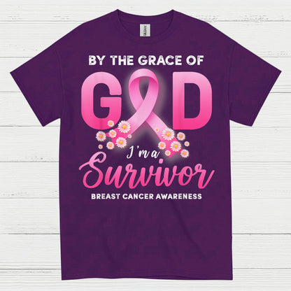 By The Grace Of God Survivor T Shirt