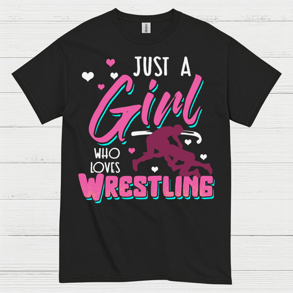 Girls Wrestling Pride Graphic T Shirt