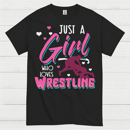 Girls Wrestling Pride Graphic T Shirt