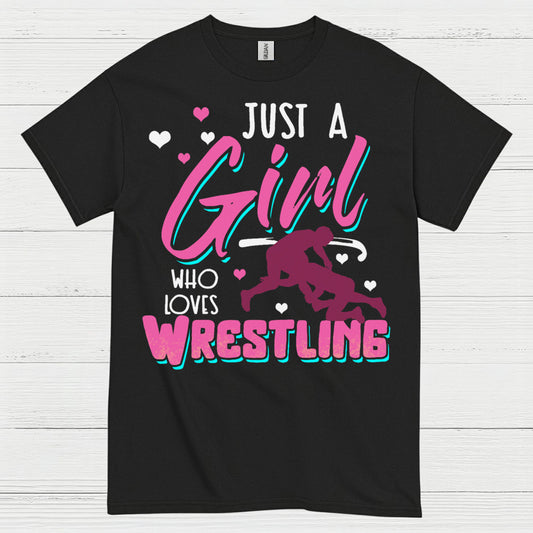 Girls Wrestling Pride Graphic T Shirt