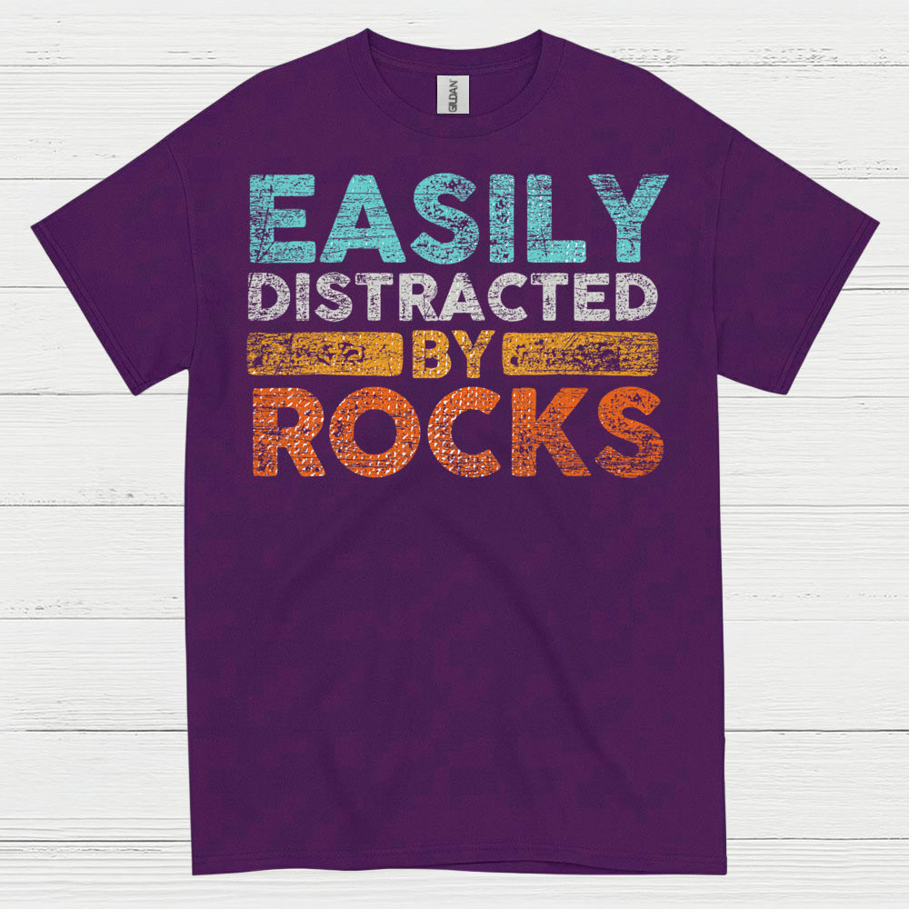Easily Distracted Rock Lover T Shirt