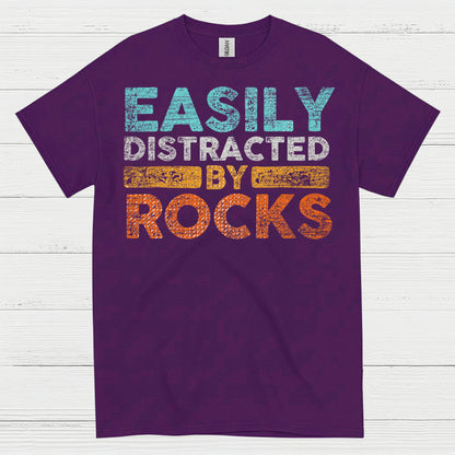 Easily Distracted Rock Lover T Shirt