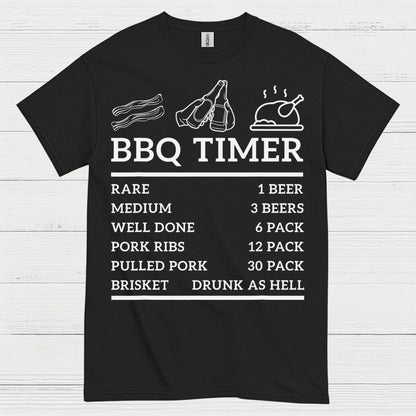 BBQ Timer Grilling T Shirt