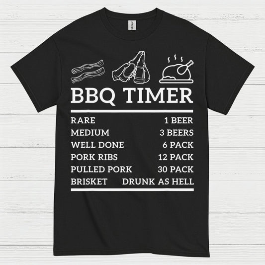 BBQ Timer Grilling T Shirt