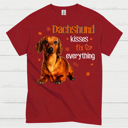 Dachshund Kisses Fix Everything T Shirt