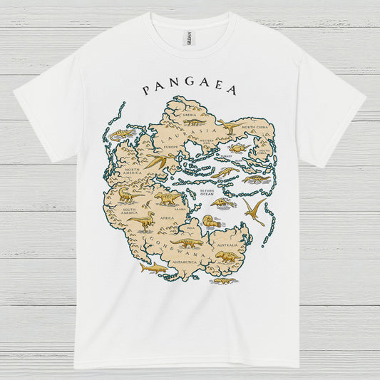 Pangaea Ancient Earth Map T Shirt