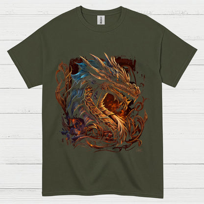 Fire and Fury Dragon T Shirt