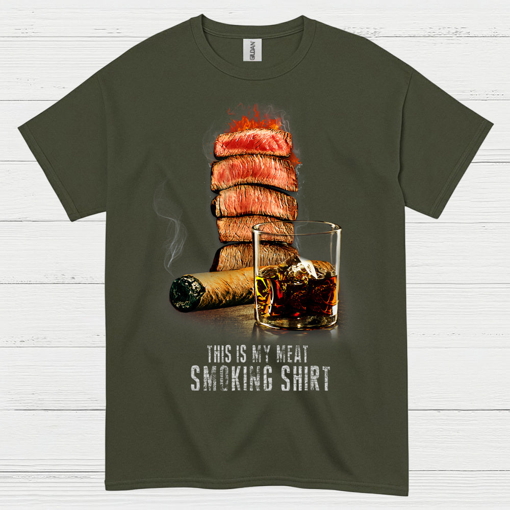 Meat Smoking Shirt BBQ T Shirt