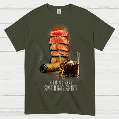 Meat Smoking Shirt BBQ T Shirt