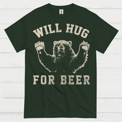 Will Hug For Beer T Shirt