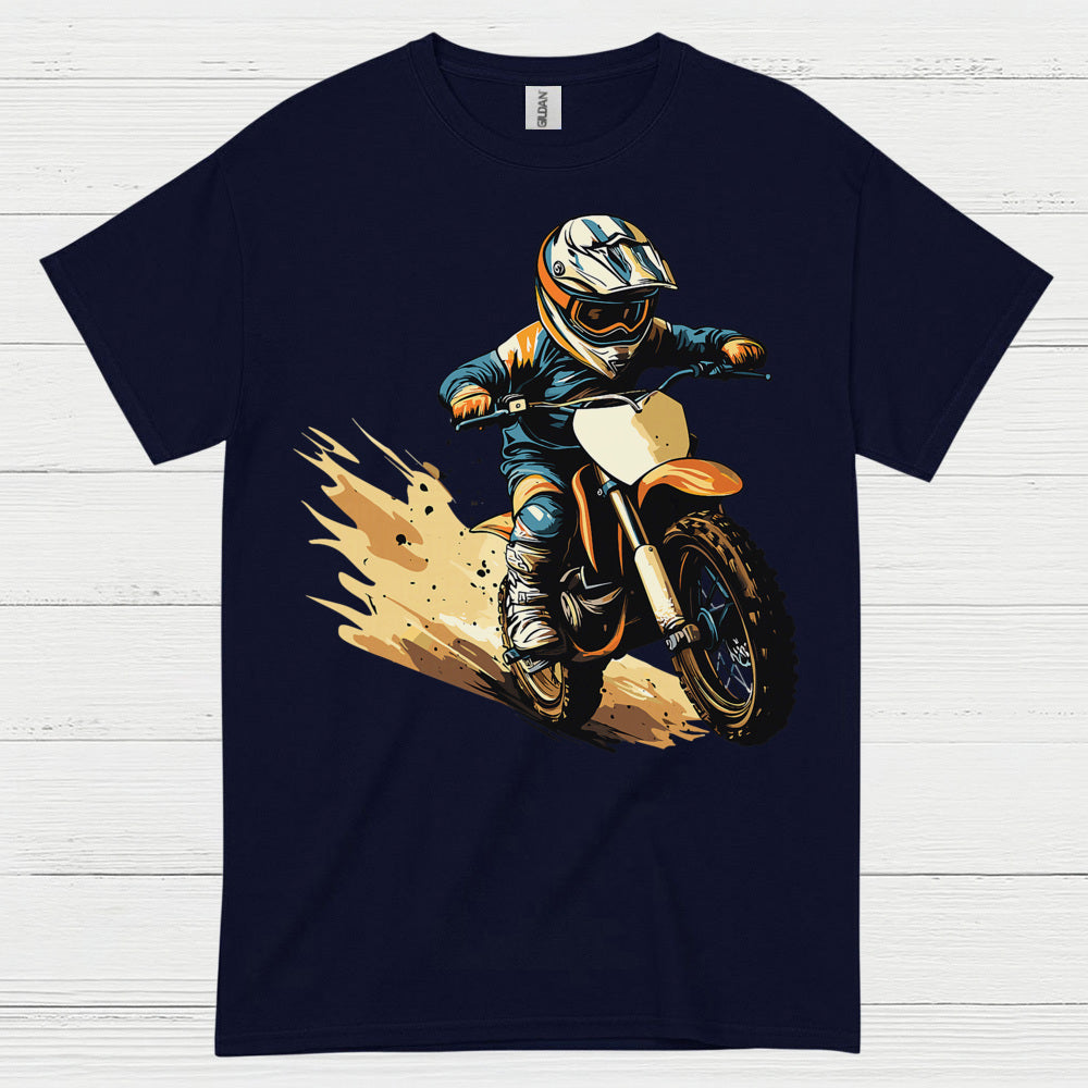 Motocross Action Rider Graphic T Shirt