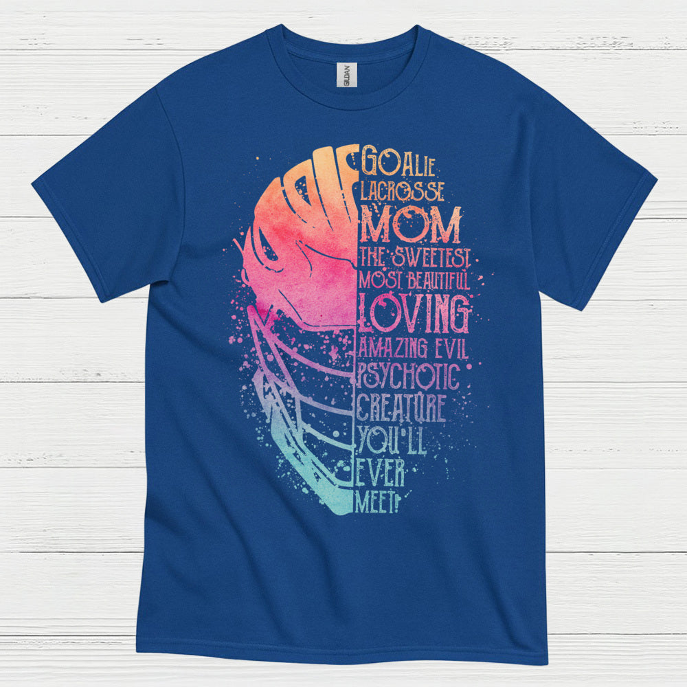Goalie Lacrosse Mom Funny Family T Shirt