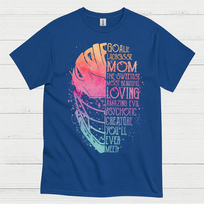 Goalie Lacrosse Mom Funny Family T Shirt