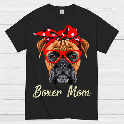 Boxer Mom Cute Dog T Shirt