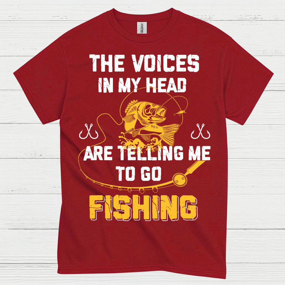 Voices In My Head Fishing T Shirt