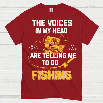 Voices In My Head Fishing T Shirt