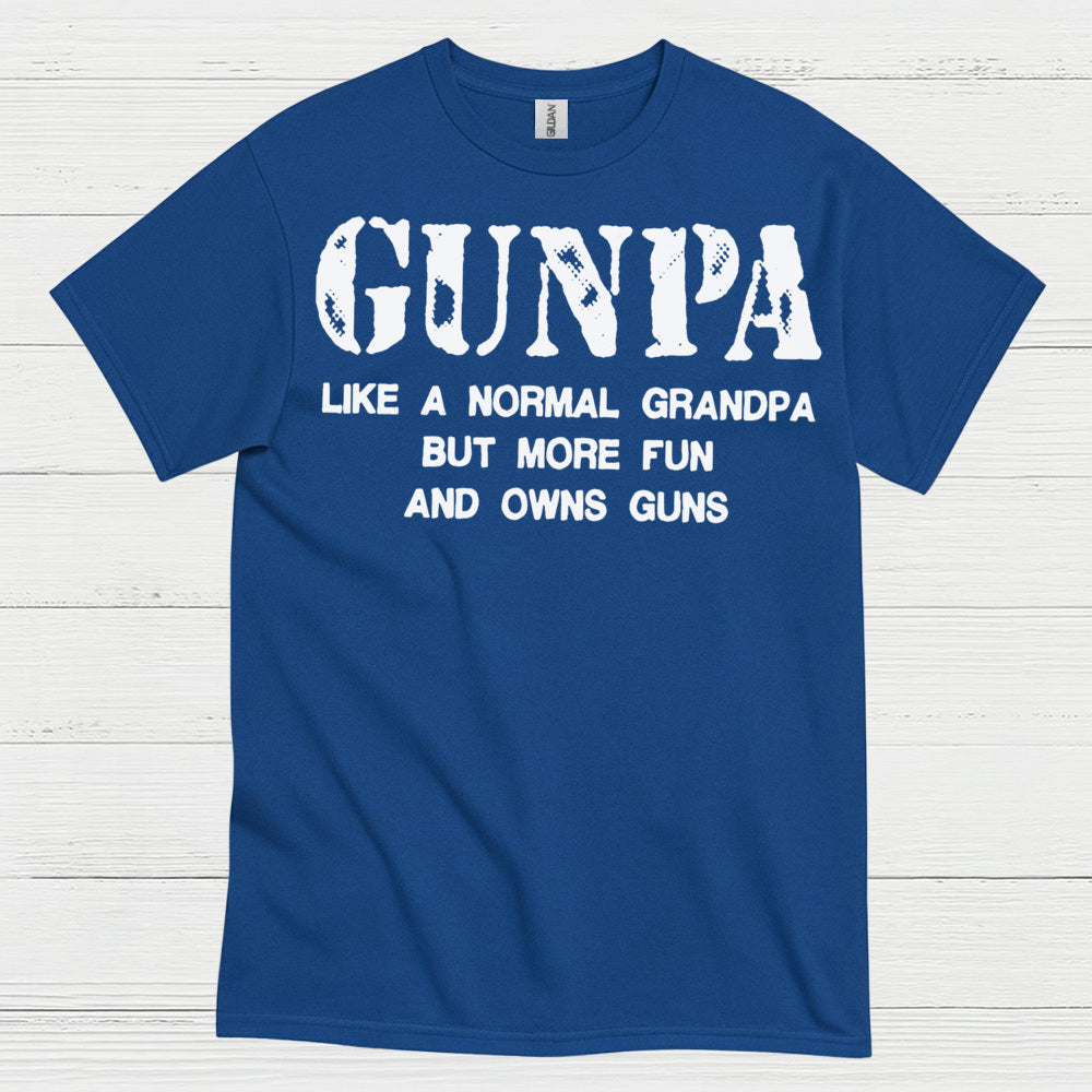 Gunpa Like A Normal Grandpa Funny T Shirt