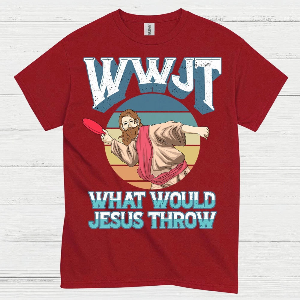 What Would Jesus Throw Disc Golf T Shirt