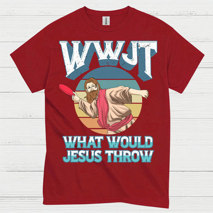 What Would Jesus Throw Disc Golf T Shirt