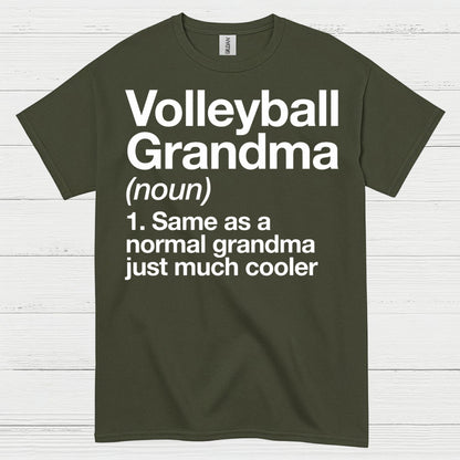 Volleyball Grandma Definition T Shirt