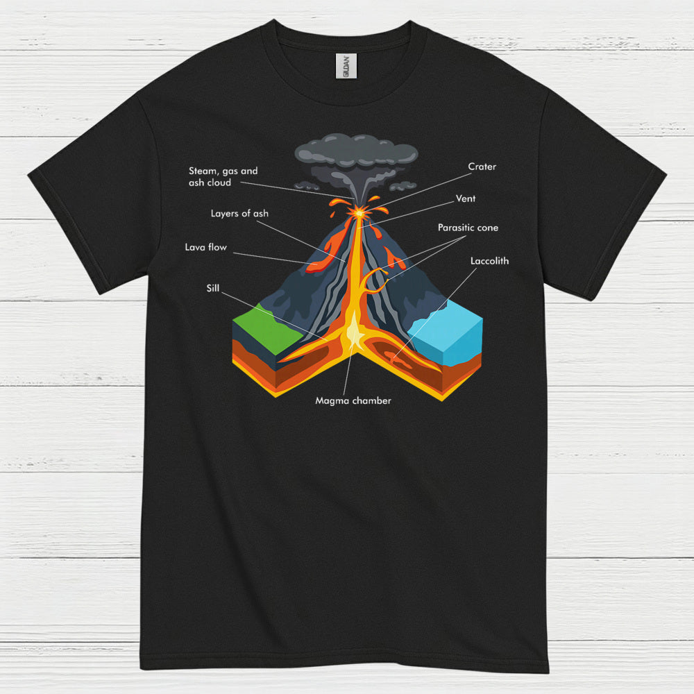 Volcano Science Teacher T Shirt