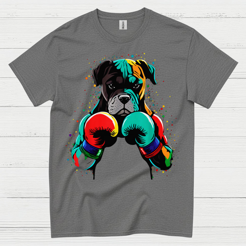 Boxer Boxing Gloves Art T Shirt