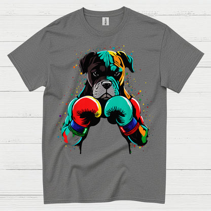 Boxer Boxing Gloves Art T Shirt