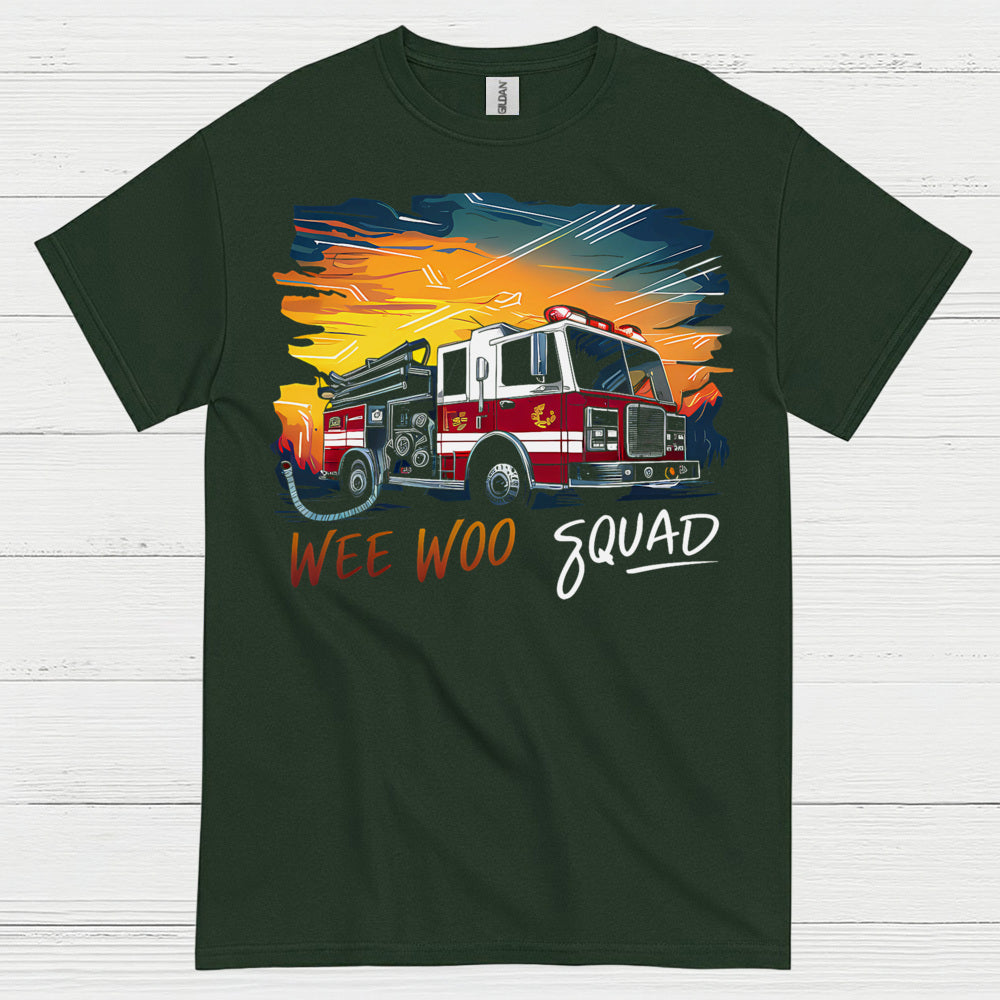 Wee Woo Squad Firefighter T Shirt