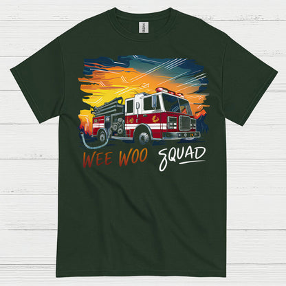 Wee Woo Squad Firefighter T Shirt