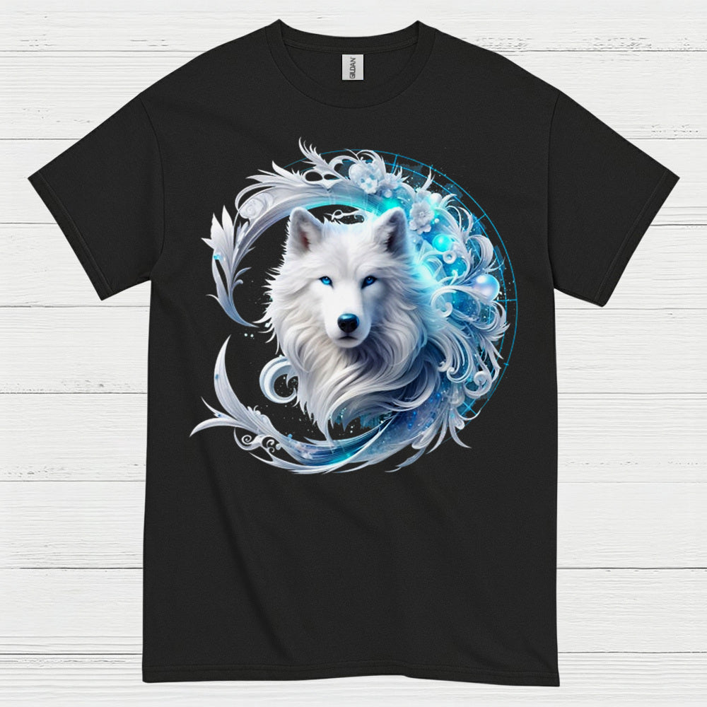 Mystic White Wolf Spirit T Shirt