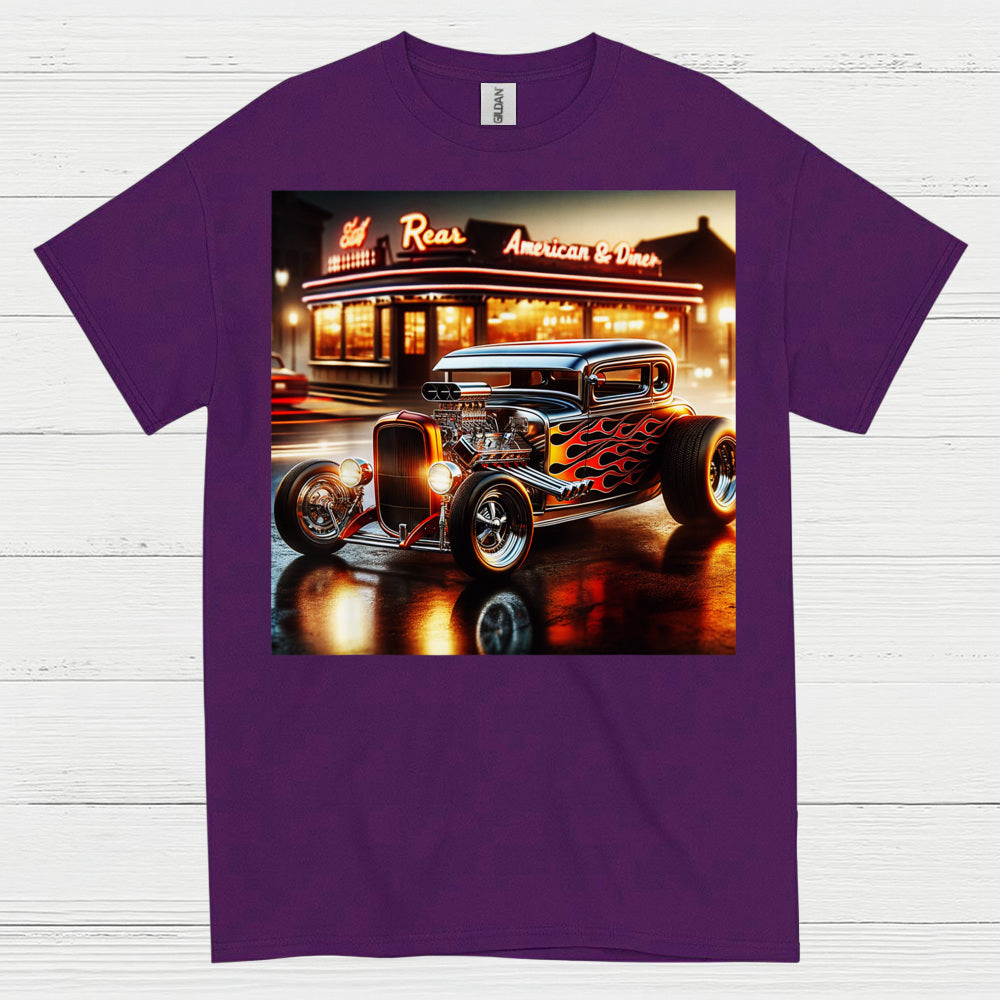 Classic Hot Rod Diner T Shirt