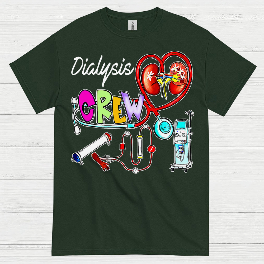 Dialysis Crew Support Awareness T Shirt