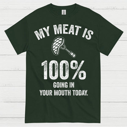 My Meat Is 100 Percent BBQ T Shirt