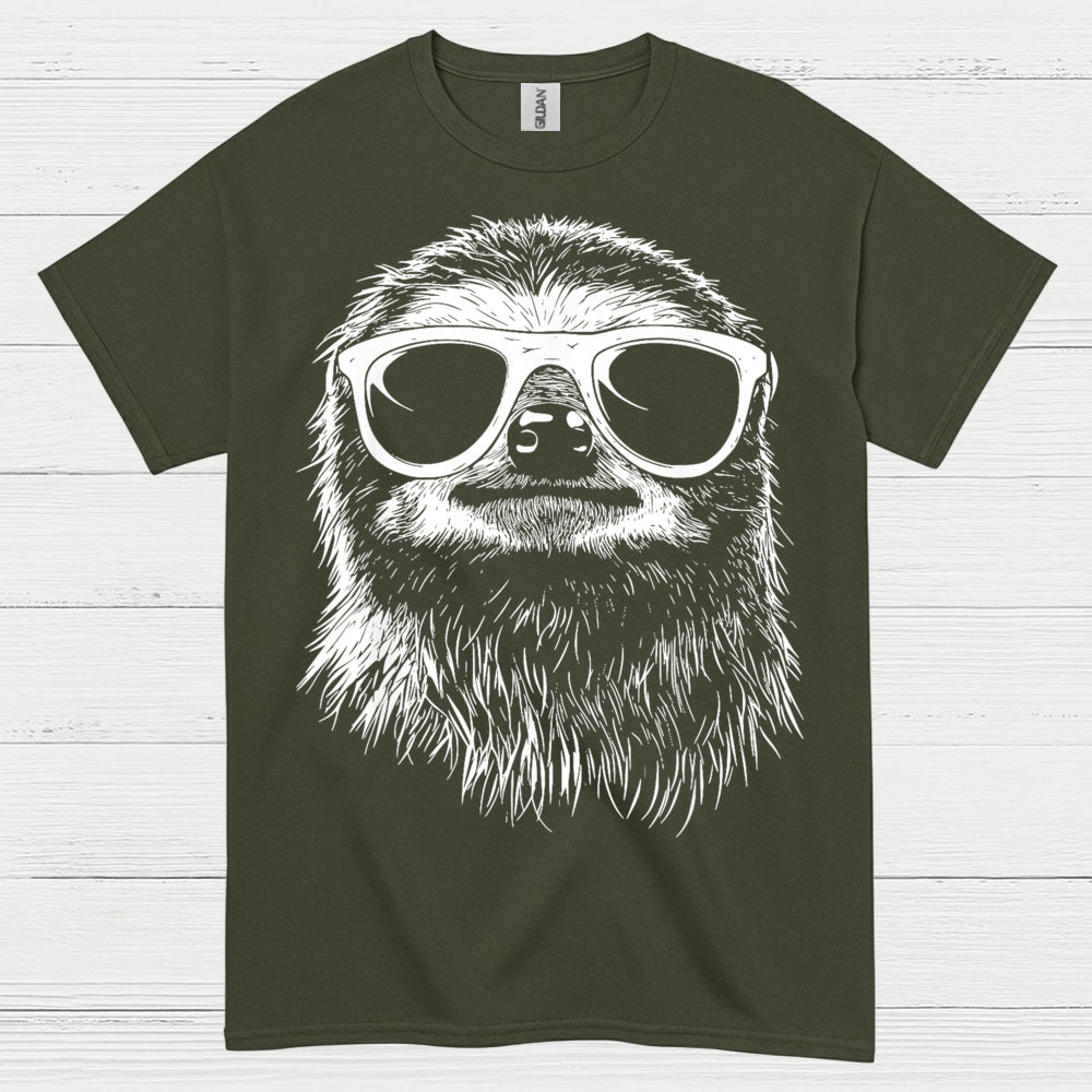 Cool Sunglasses Sloth Graphic T Shirt