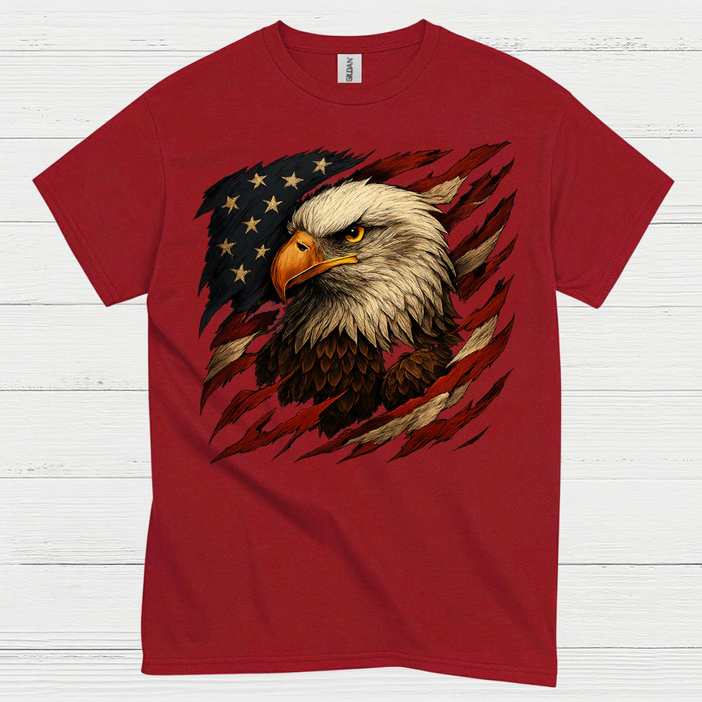 American Bald Eagle Patriotic Freedom Pride T Shirt