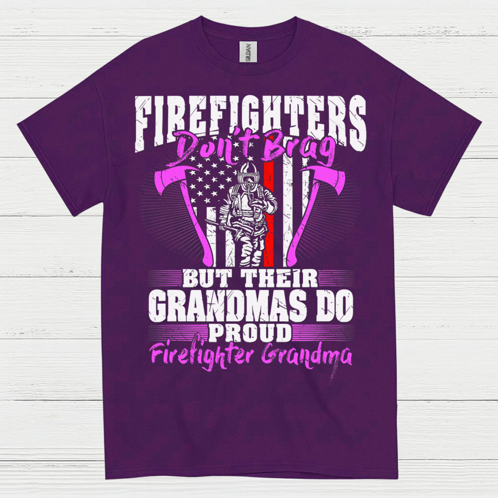 Firefighter Grandma Proud of My Firefighter T Shirt