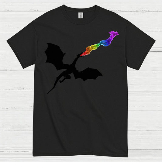 Rainbow Dragon Pride T Shirt