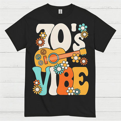 70s Vibe Retro Guitar T Shirt